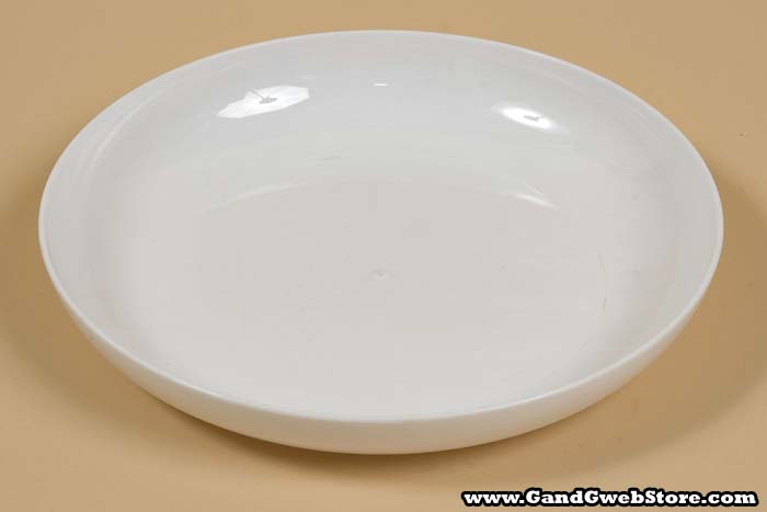 9" Dish White Pkg/6