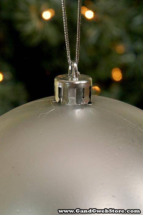 150mm Matt Plastic Ball Ornament Silver