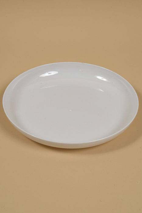 11" Designer Dish White Pkg/6
