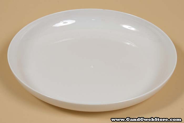 11" Designer Dish White Pkg/6