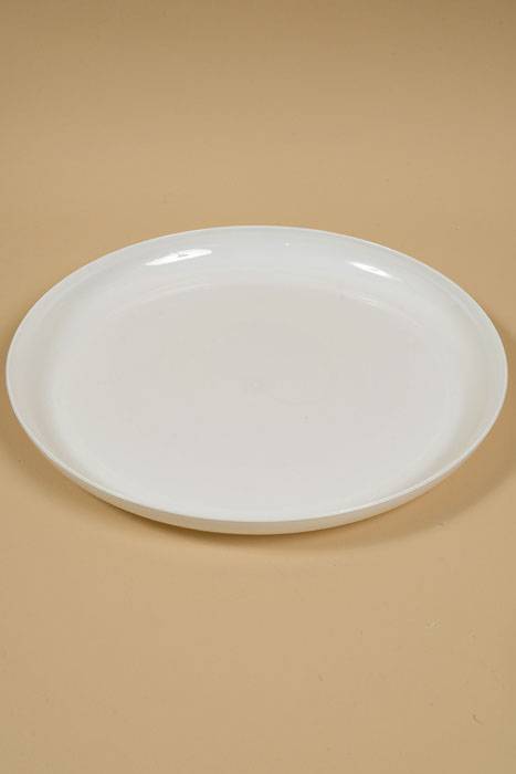 15" Dish White