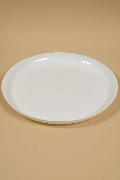15" Dish White