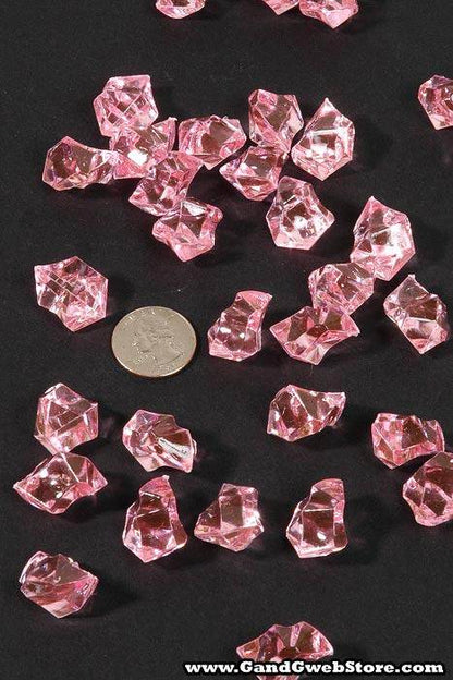 Large Acrylic Cube Light Pink Pkg/1lb