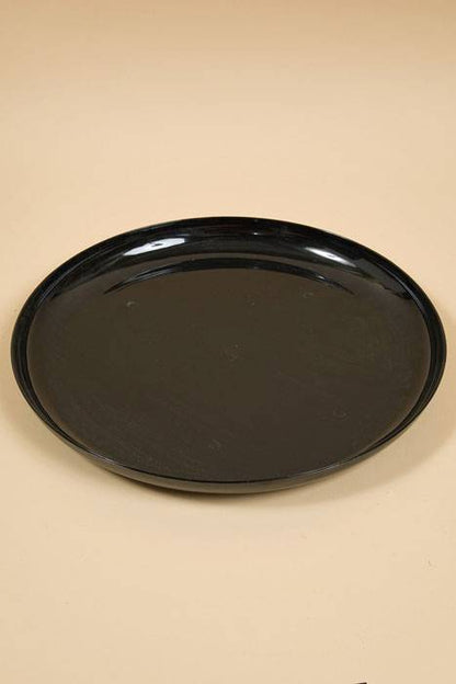 15" Dish Black