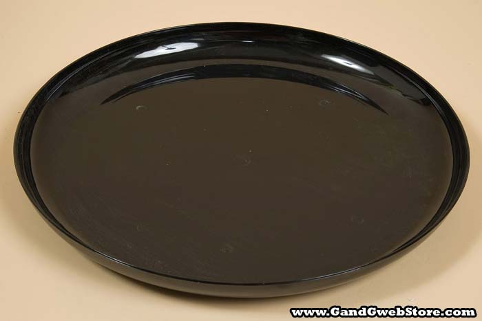 15" Dish Black