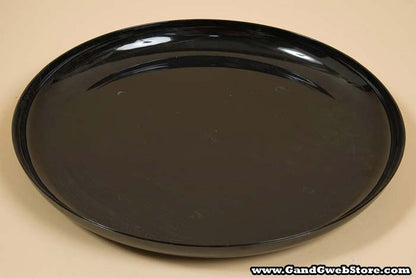 15" Dish Black
