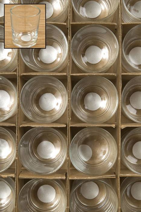 Votive Holder Clear Pkg/25