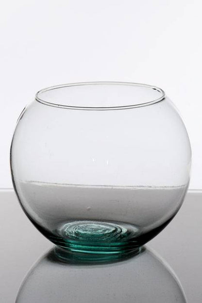 6.5" Bubble Glass Ball Crystal Clear