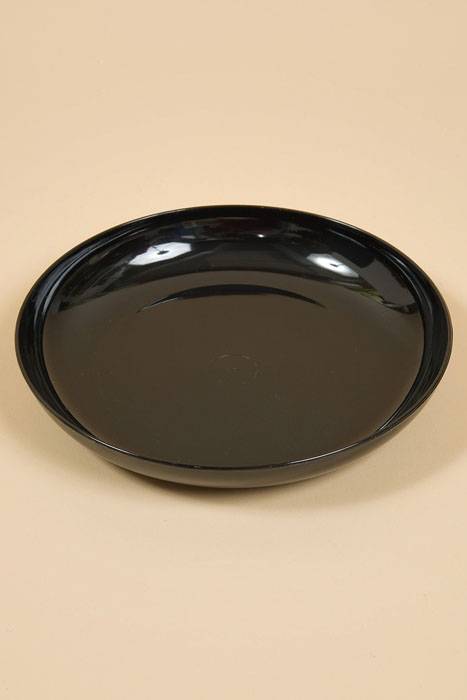 9" Dish Black Pkg/6