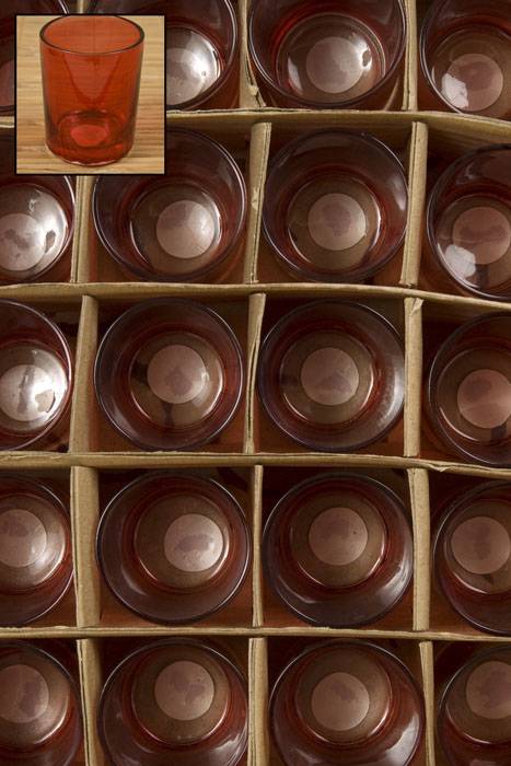 Votive Holder Red Pkg/25