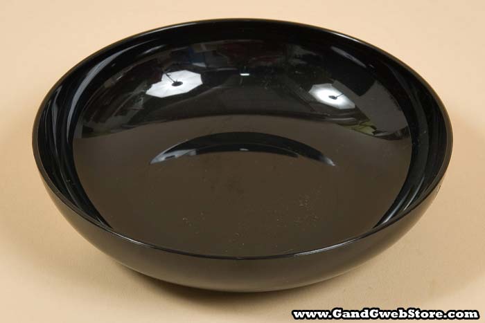 6" Dish Black Pkg/12