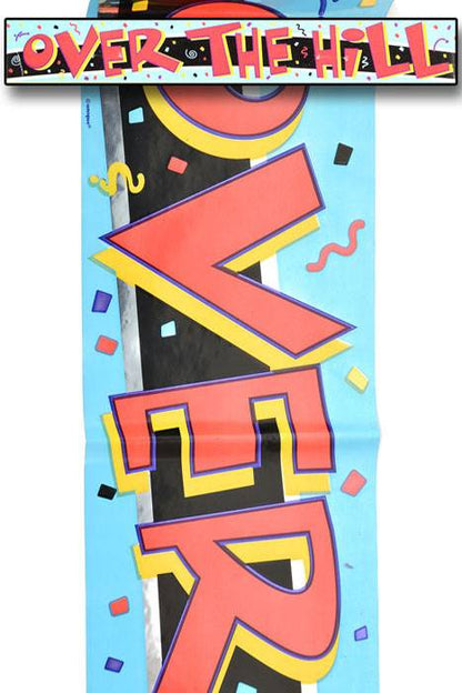Foil Over The Hill Banner