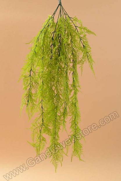 33" Asparagus Fern Hanging (Light Green)