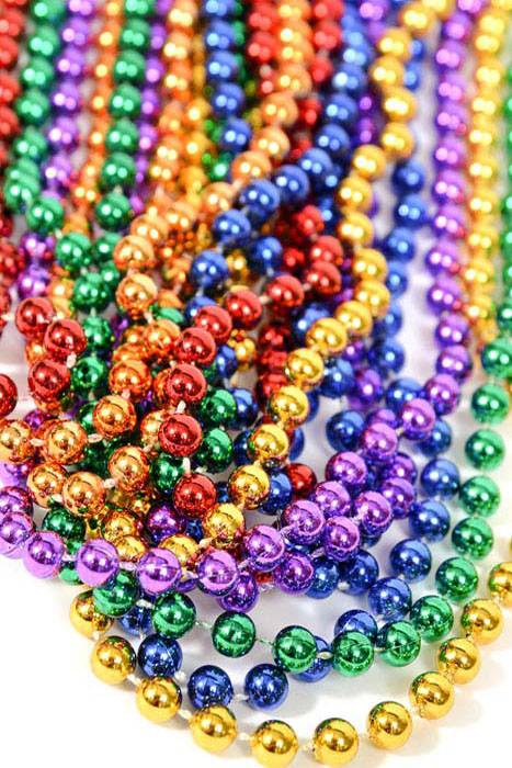 33" Party Beads Assorted Pkg/12