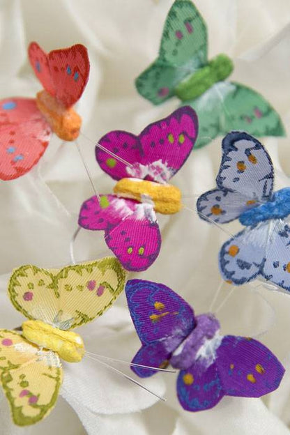 0.5" Mini Butterfly Assorted Pkg/12