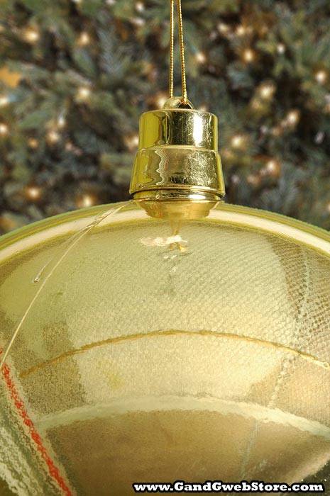 400mm Shiny Plastic Ball Gold