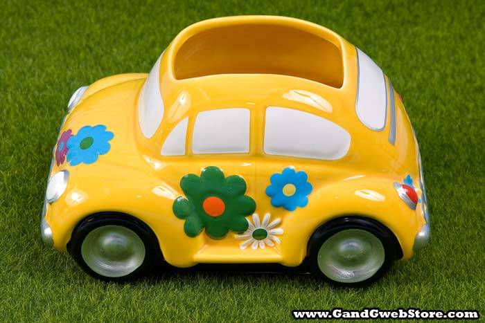 3.75" Love Bug Car Planter