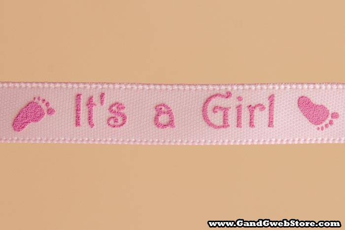 3/8" X 10yds Printed Satin It&