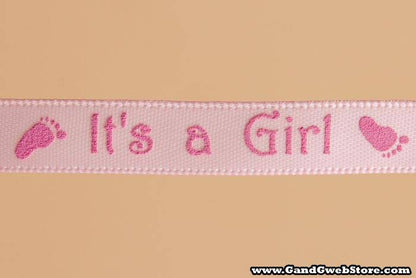 3/8" X 10yds Printed Satin It&