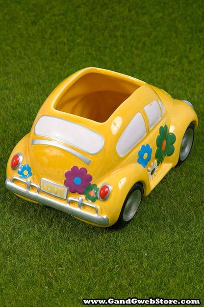 3.75" Love Bug Car Planter