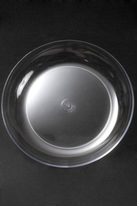 9" Clear Dish Pkg/6