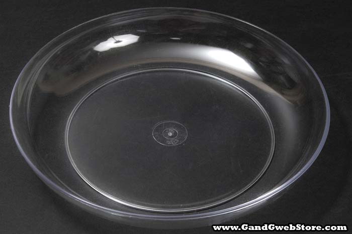 9" Clear Dish Pkg/6