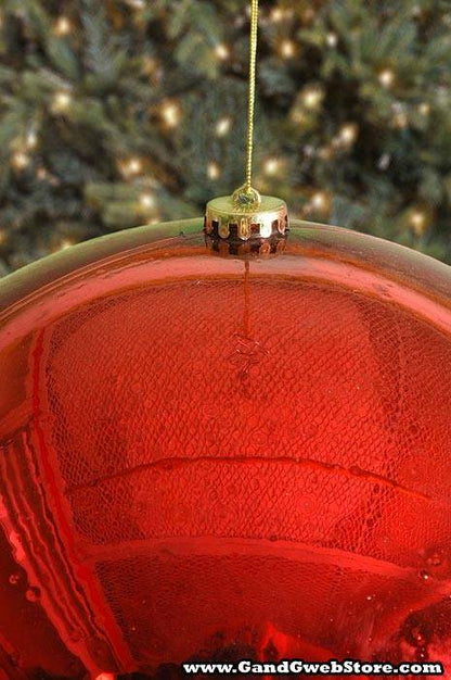 300mm Shiny Plastic Ball Red