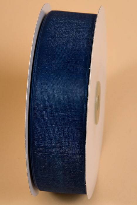 Organdy Ribbon Navy Blue