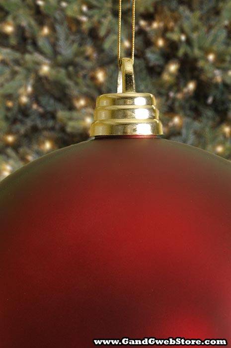 300mm Matt Plastic Ball Burgundy