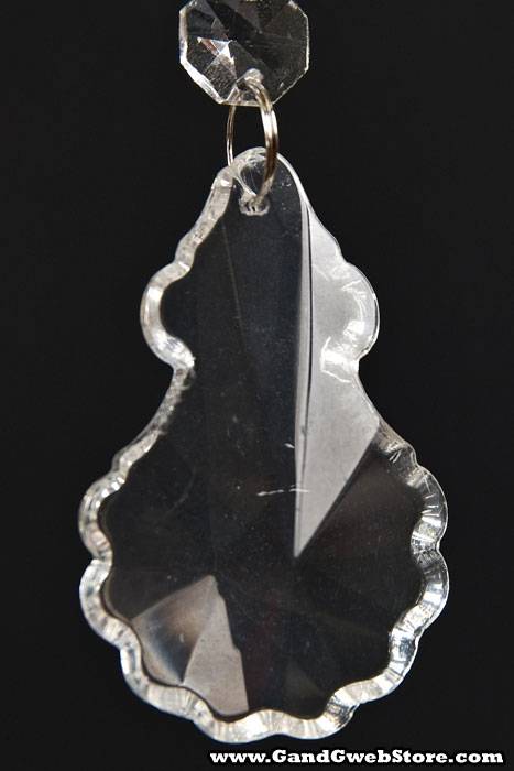 6.5" Crystal Drop Hanging Clear