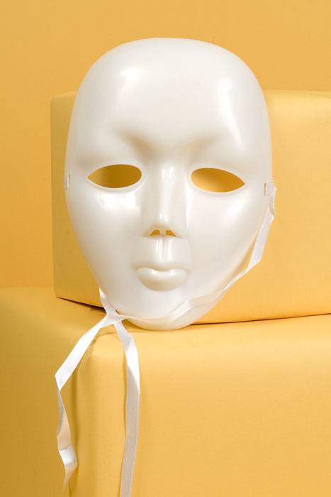 Whole Face Mask White