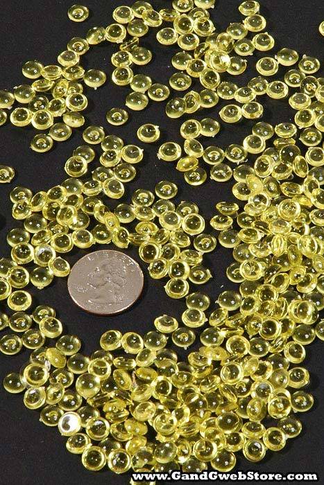 Mini Plastic Pebbles Yellow Pkg/1lb
