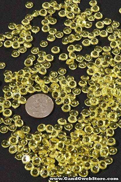 Mini Plastic Pebbles Yellow Pkg/1lb