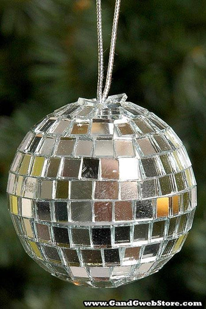 60mm Mirror Ball Hanger (Silver)