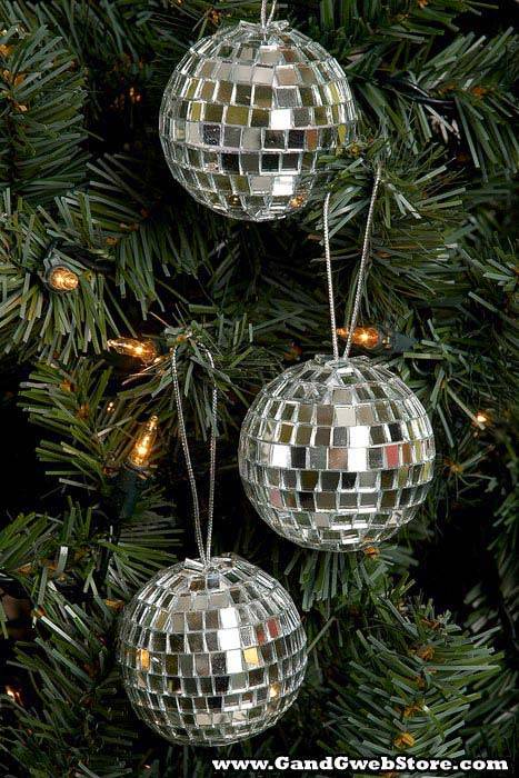 60mm Mirror Ball Hanger (Silver)