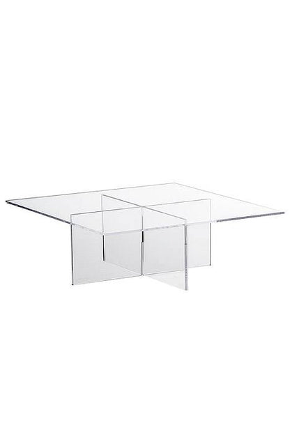 13.75" X 6" Cross Tier Acrylic Display Stand Clear