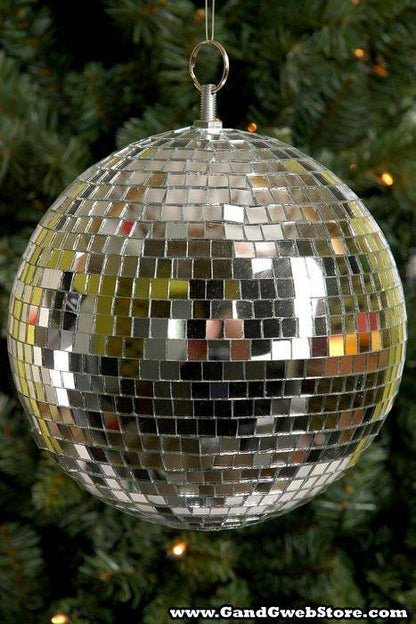 300mm Mirror Ball Silver