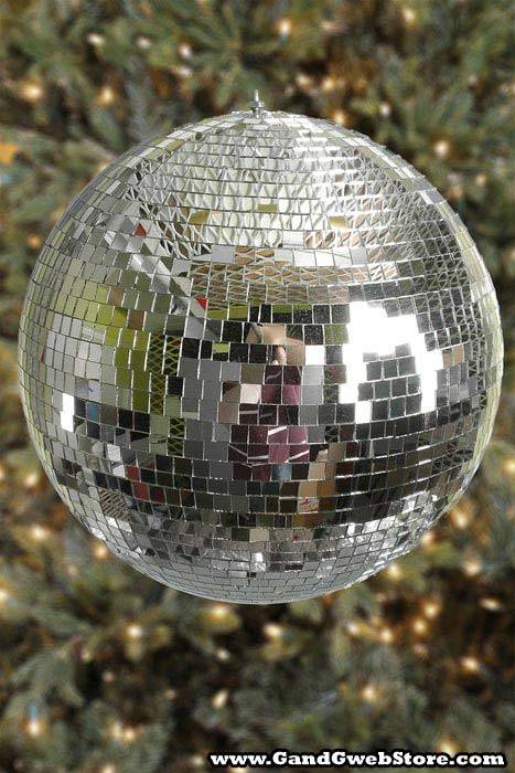 400mm Mirror Ball Silver