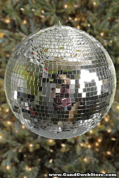 400mm Mirror Ball Silver