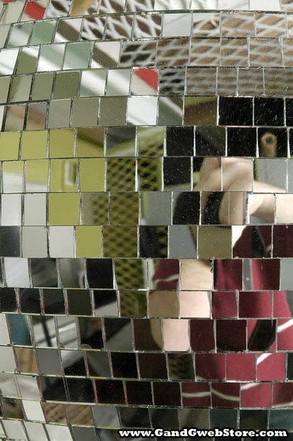 400mm Mirror Ball Silver