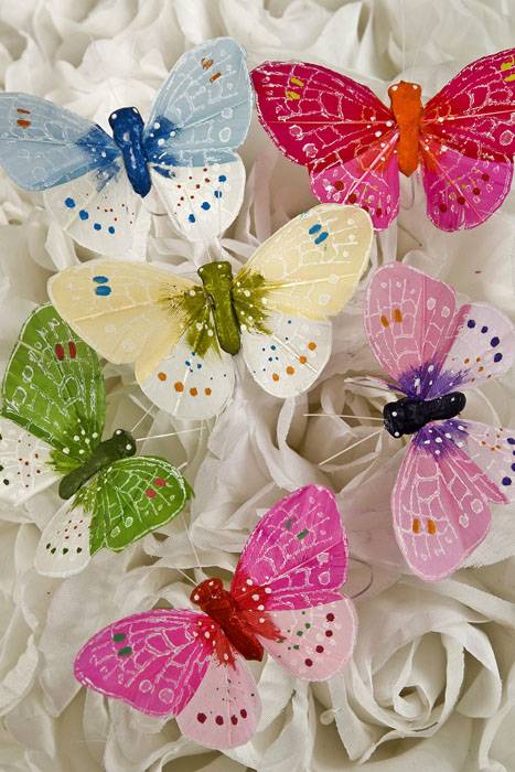 3" Butterfly Assorted Pkg/12