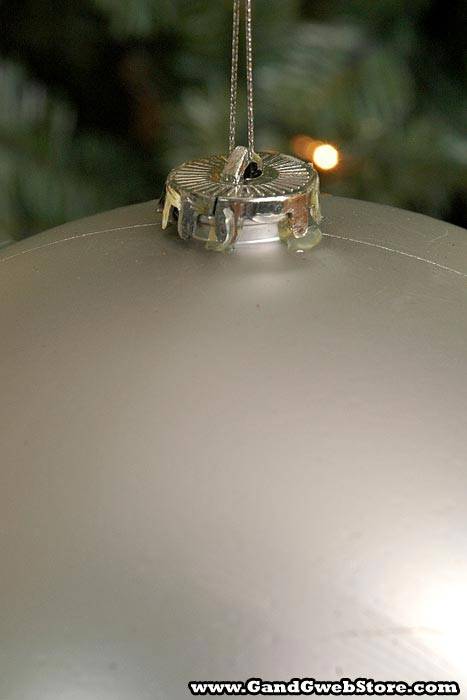 200mm Matt Plastic Ball Silver