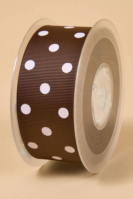 1-1/2" X 17yds Grosgrain Ribbon Brown 