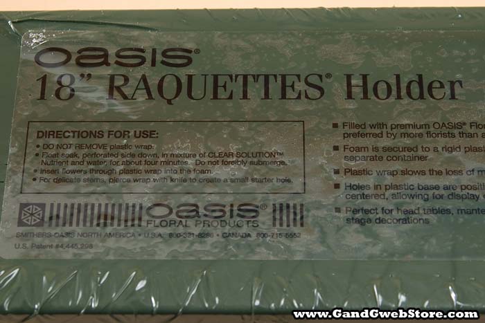 18" Raquettes Holder Oasis