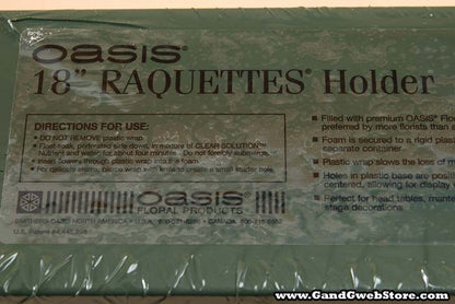 18" Raquettes Holder Oasis
