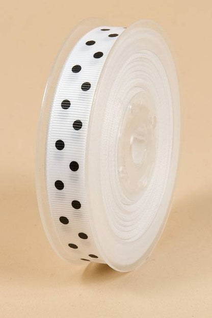 5/8" X 17yds Grosgrain White 