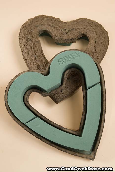 12" Open Heart Oasis Pkg/2