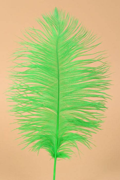 12" - 14" Ostrich Feather Kelly Green Pkg/12