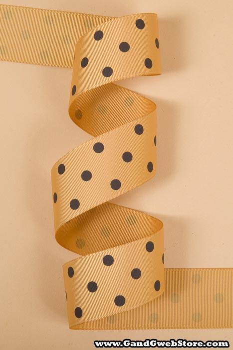 1-1/2" X 17yds Grosgrain Ribbon Old Gold 