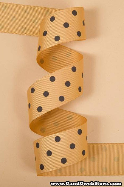1-1/2" X 17yds Grosgrain Ribbon Old Gold 